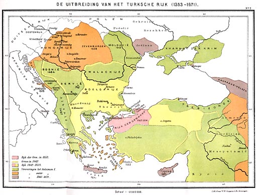 De Uitbreiding van het Turksche Rijk (1353 1671)